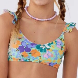 O'Neill Kids Sami Floral Ruffle Bralette